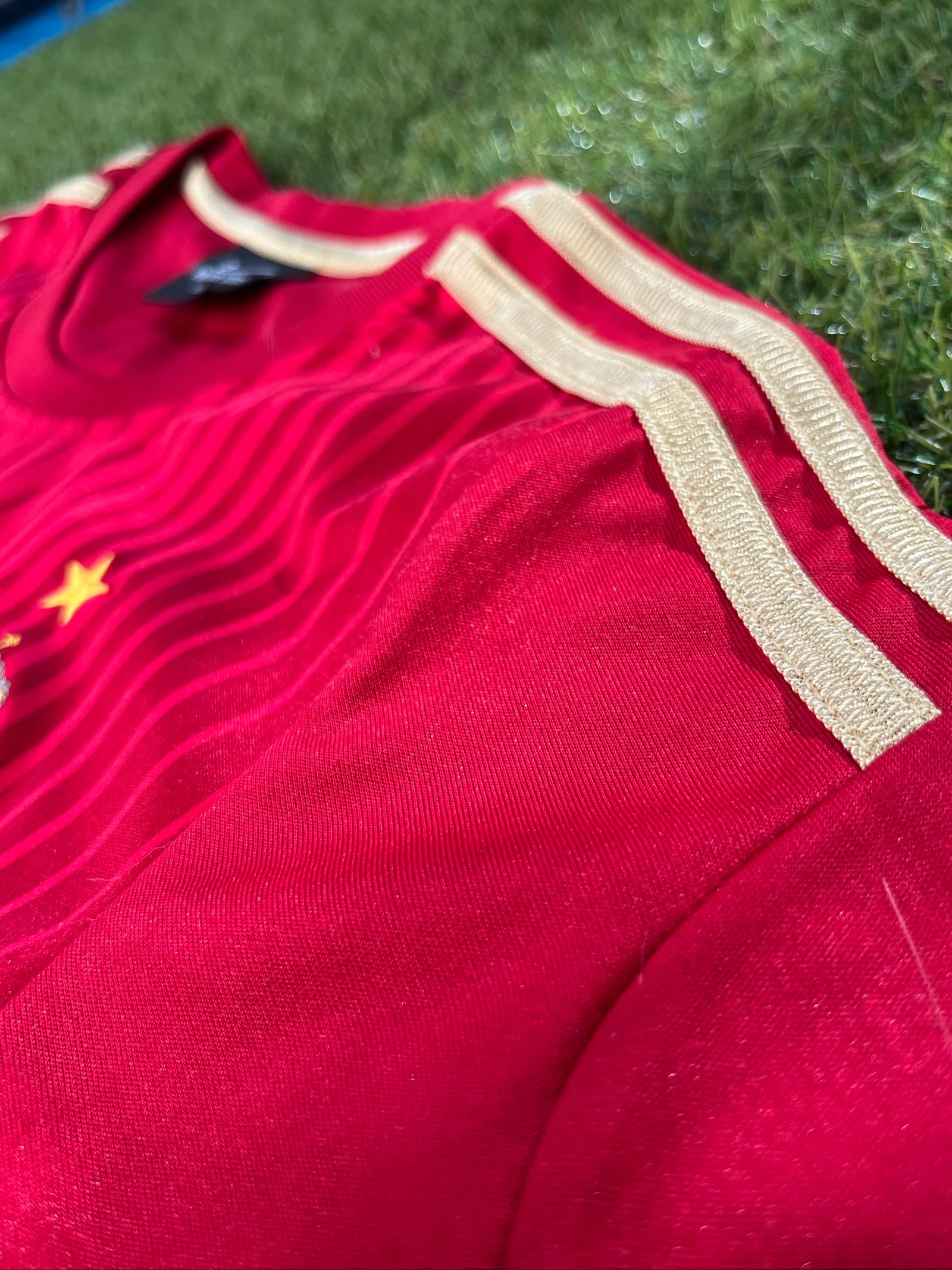 🇪🇸 Camiseta Espanha 2014 Vermelha | Tamanho 10 | Seleção Espanhola | Futebol – photo 4